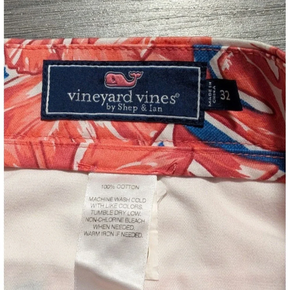 Vineyard‎ Vines Men's Pink Hawaiian Floral Print Breaker Short Size 32x7